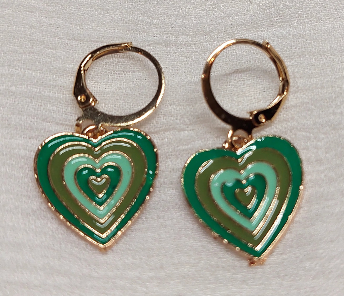 Green Earrings