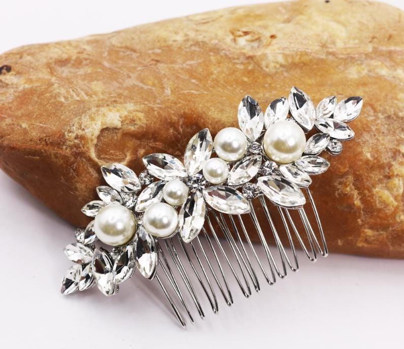 Hair Comb Pearls