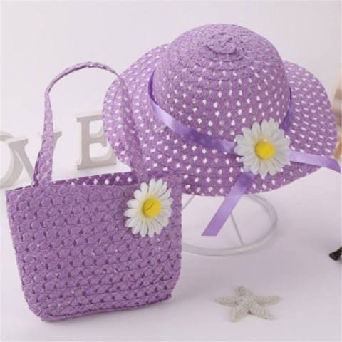 Purple Hat and Bag