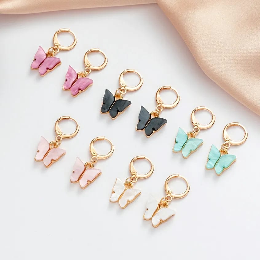Butterfly Necklace and Earrings