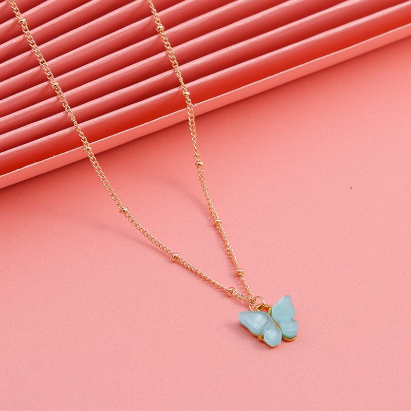Butterfly Necklace and Earrings