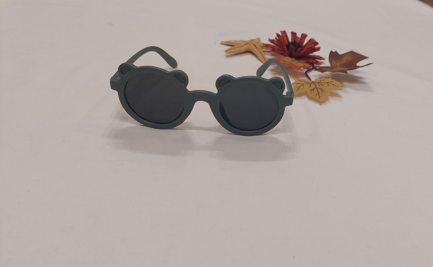 Dark Green Glasses