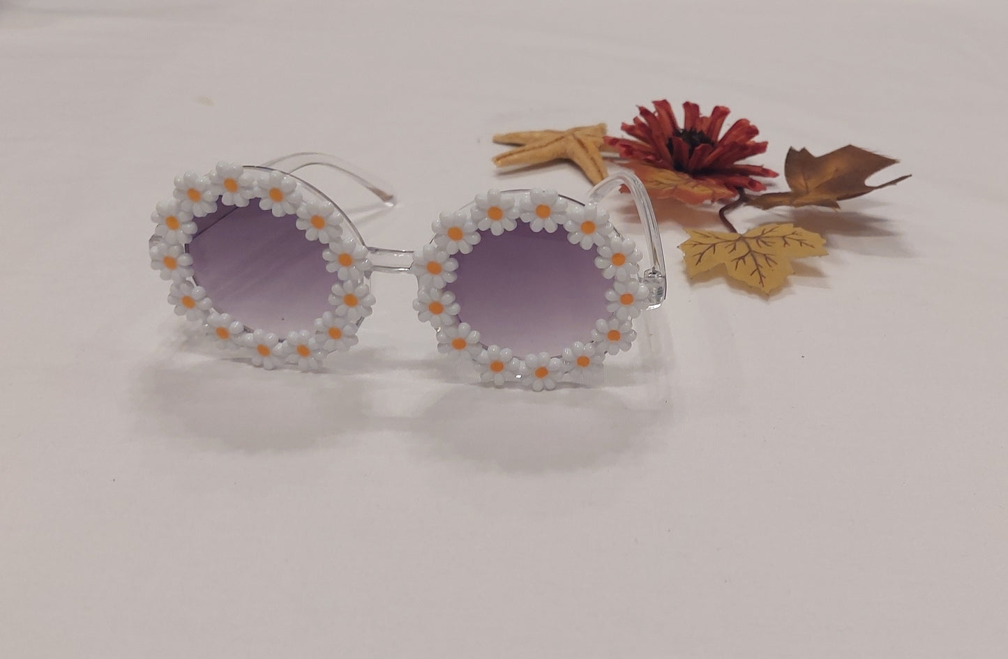 White Flower Glasses