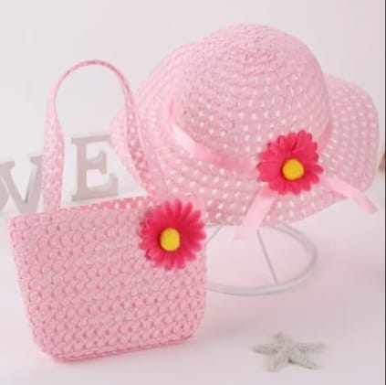 Light Pink Hat and Bag