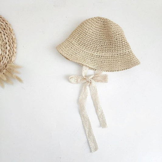 Beige Beach Hat