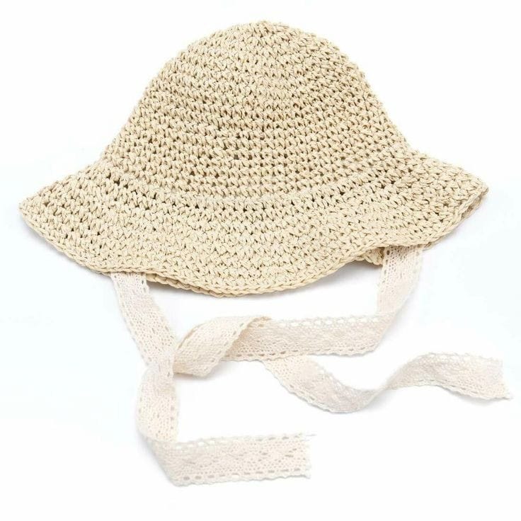 Beige Beach Hat