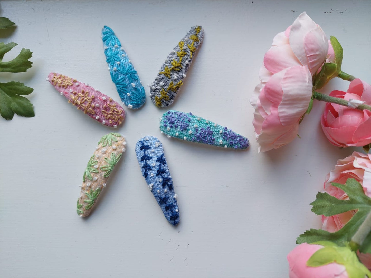 Hand Embroided Pins