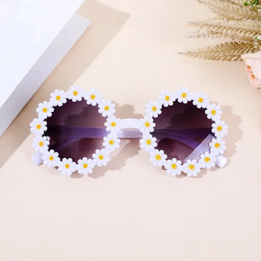 White Flower Glasses