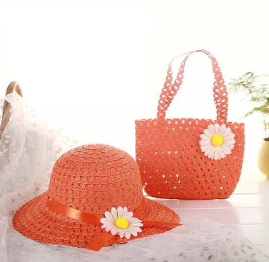 Orange Hat and Bag