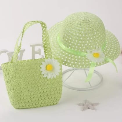 Green Hat and Bag