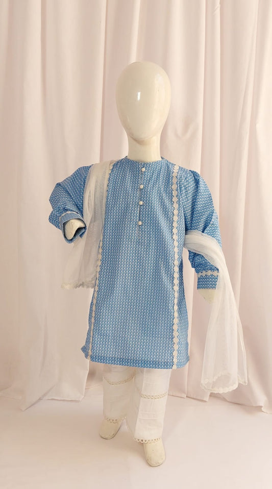 Blue Polka